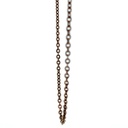 Electro plated stainless steel necklace