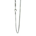 Stainless steel box chain necklace