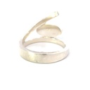 Aussie opal set in a unique sterling silver ring