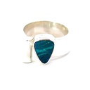 Aussie Opal ring in unique sterling silver setting