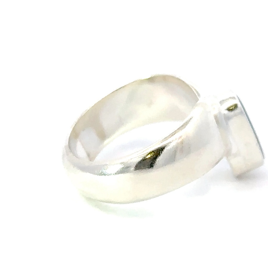 Unique Aussie opal ring in sterling silver
