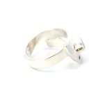 Unique Aussie opal ring set win sterling silver