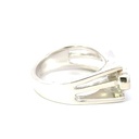 Unique silver ring with Aussie opal