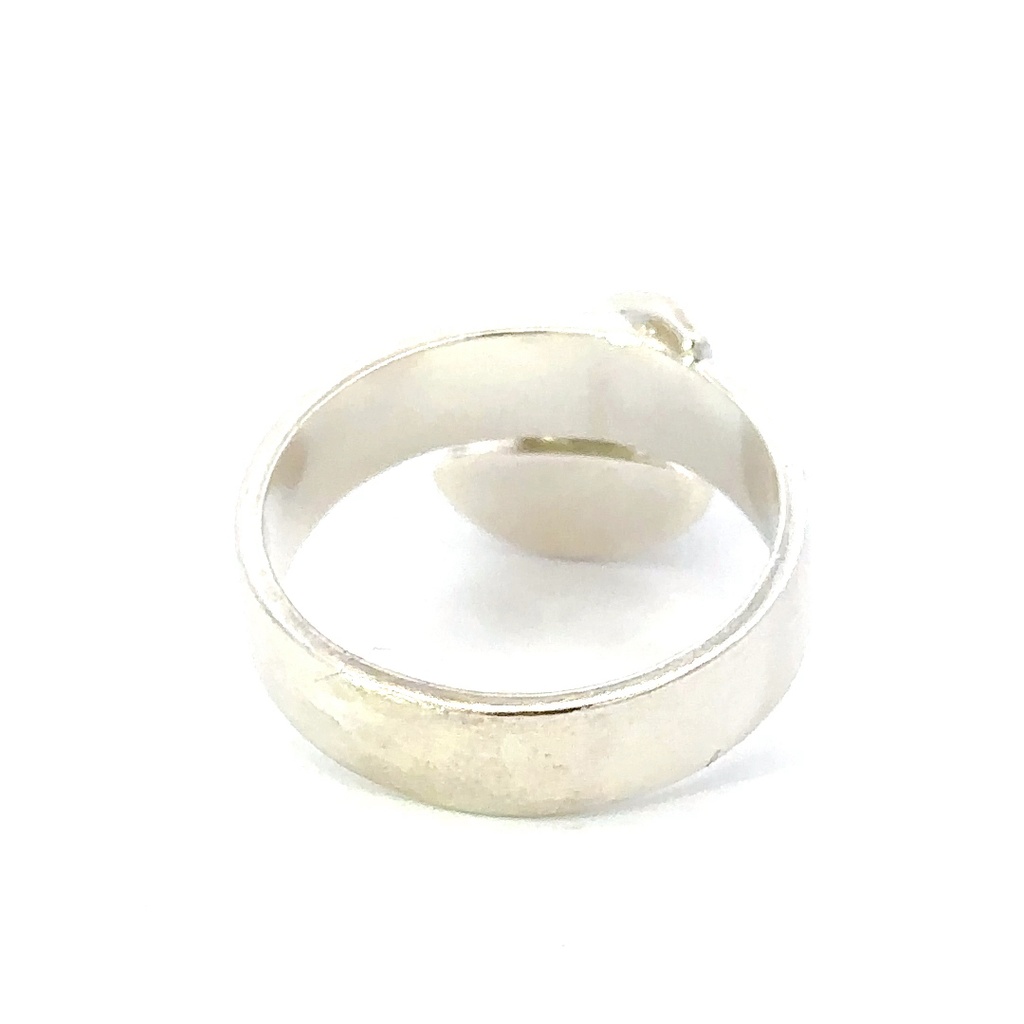 Unique Australian opal set in a sterling silver ring