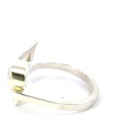Opal ring in a unique sterling silver setting