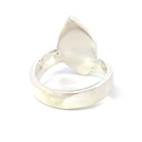 Aussie opal ring in unique sterling silver setting