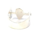 Aussie opal ring set in sterling silver