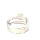 Blue and green opal ring set in sterling silver