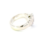 Opal ring set in a unique sterling silver setting