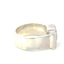 Striking Aussie opal set in a sterling silver ring