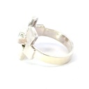 Aussie opal set in a sterling silver ring