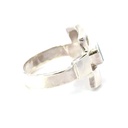 Aussie opal set in a sterling silver ring
