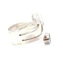 Opal ring in a unique sterling silver design
