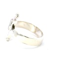 Opal ring in sterling silver with unique design
