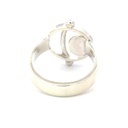 Opal ring in sterling silver with unique design