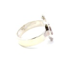 Opal ring in sterling silver with unique design