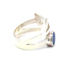 Striking opal ring in sterling silver