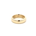 Toe ring in 9K yellow gold with a flower imprint