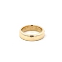 Toe ring in 9K yellow gold with a flower imprint