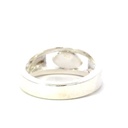 Striking Aussie opal ring in sterling silver