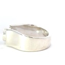 Sterling silver ring with a unique Australian opal
