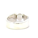 Sterling silver ring with a unique Australian opal