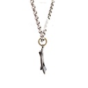 9ct White Gold Blue Sapphire Pendant