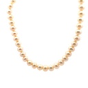 Freshwater Button Pearl Necklace & Magnetic Clasp