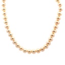 Freshwater Button Pearl Necklace & Magnetic Clasp