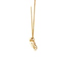 18K Akoya pearl pendant with diamonds