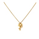 18K Akoya pearl pendant with diamonds