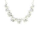 Crystal 9 stone la diamantine necklace