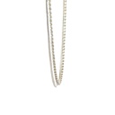 Sterling silver multi strand necklace