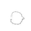 Sterling silver name plate baby bracele