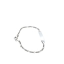 Sterling silver name plate baby bracele