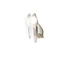 Sterling Silver Large Tear Shape Clip-on Earrings