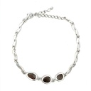 Aussie doublet opal bracelet in sterling silver