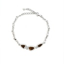 Vibrant doublet opals set in a sterling silver bracelet