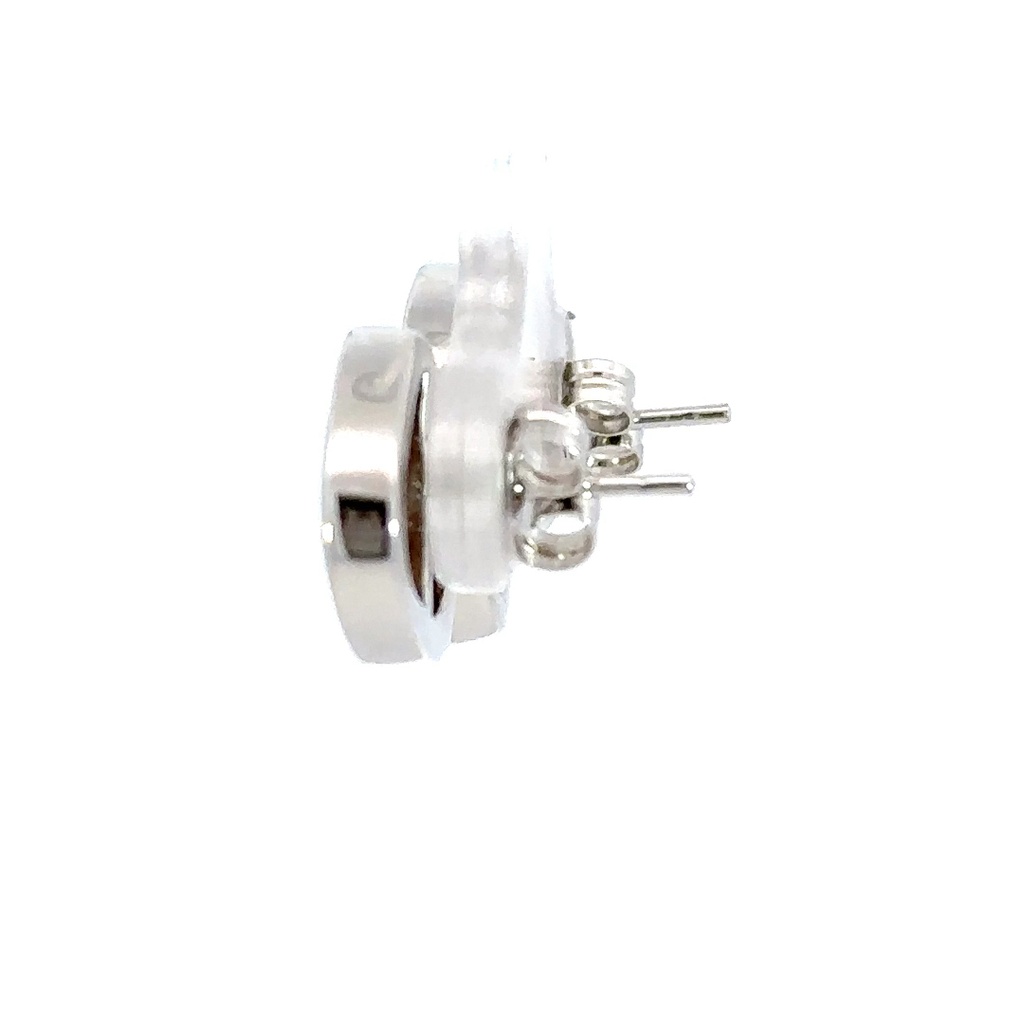 Stunning opal earrings in sterling silver