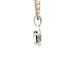 Sterling silver delicate triplet opal pendant