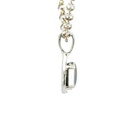 Sterling silver delicate triplet opal pendant