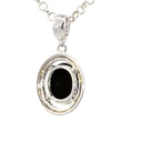 Triplet opal pendant in sterling silver