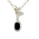Opal triplet pendant with cubic zirconia detail