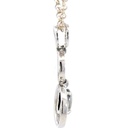 Sterling silver loops with triplet opal pendant