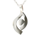 Sterling silver pendant with an Australian opal centre