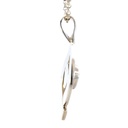 Sterling silver pendant with an Australian opal centre