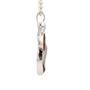 Australian boulder opal pendant in sterling silver