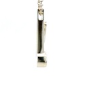 Contemporary opal pendant in sterling silver