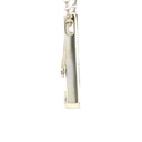 Contemporary opal pendant in sterling silver