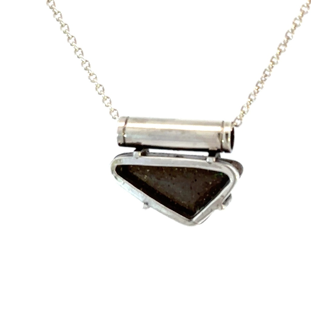 Sterling Silver Queensland Boulder Opal Pendant
